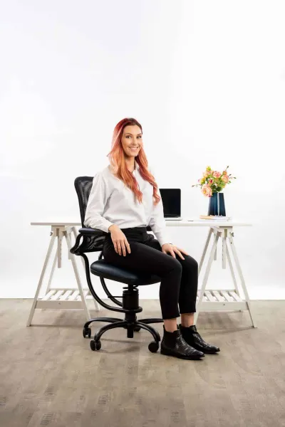 kancelárska stolička SpinaliS ERGONOMIC sivá R711