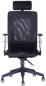 OFFICE PRO Ergonomická kancelárska stolička CALYPSO GRAND s opierkou hlavy P1, čierna