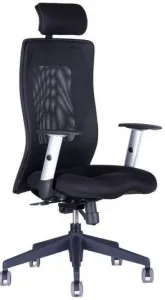 OFFICE PRO Ergonomická kancelárska stolička CALYPSO GRAND s opierkou hlavy P1, čierna