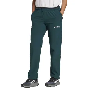 adidas MULTI ERREX LITEFLEX W Dámske outdoorové nohavice, tmavo zelená, veľkosť