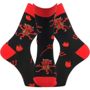3PACK detské ponožky Lonka viacfarebné (Trepifajxlík čert) 30/34