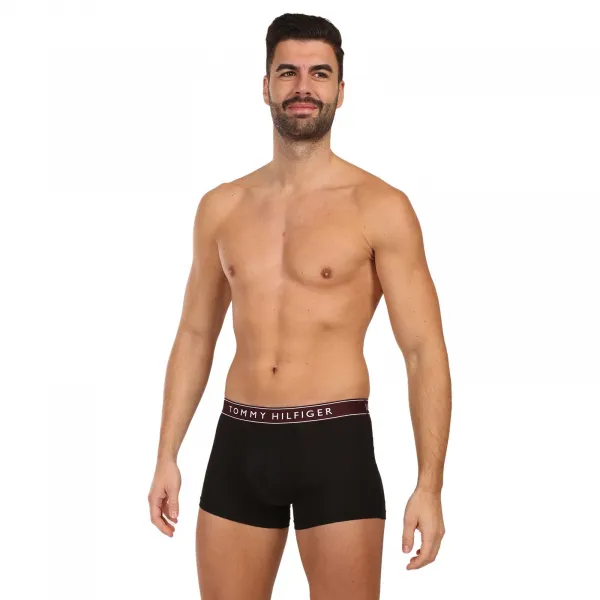 3PACK pánske boxerky Tommy Hilfiger čierne (UM0UM03457 0VR) M, trenky