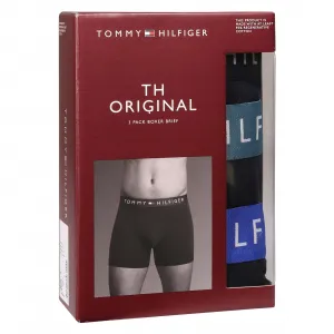 3PACK pánske boxerky Tommy Hilfiger čierne (UM0UM03431 0XE) M, trenky