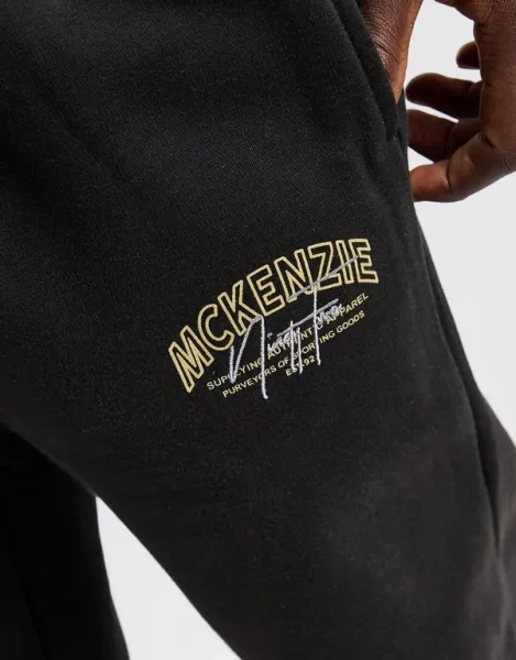 Mckenzie Nohavice  Script Flc Pnt Blk-Blk