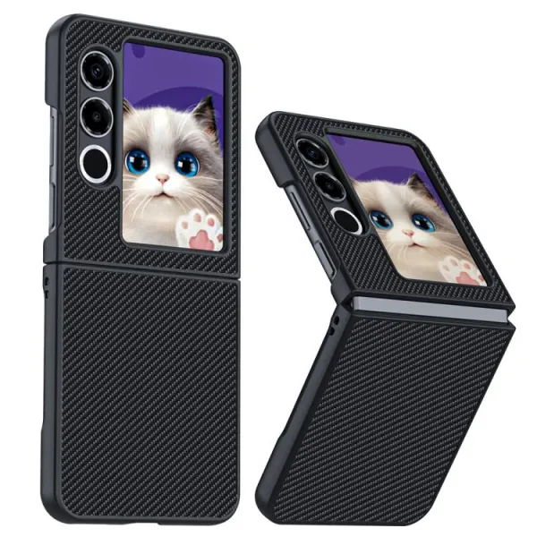 CARBON Ochranný obal pre ZTE Nubia Flip 2 5G BLACK