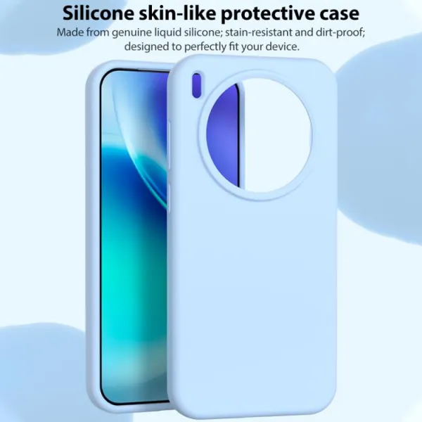 PROTEMIO LIQUID SILICONE Kryt pre Vivo X300 biely