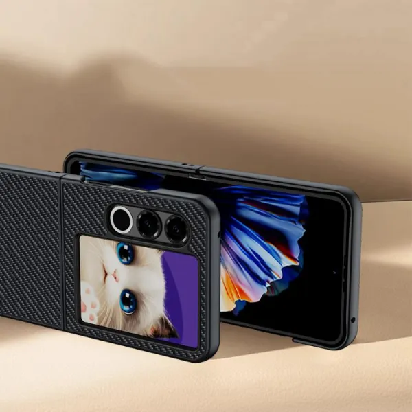 CARBON Ochranný obal pre ZTE Nubia Flip 2 5G BLACK