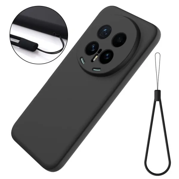 RUBBER Ochranný kryt pre Honor Magic8 Pro čierny