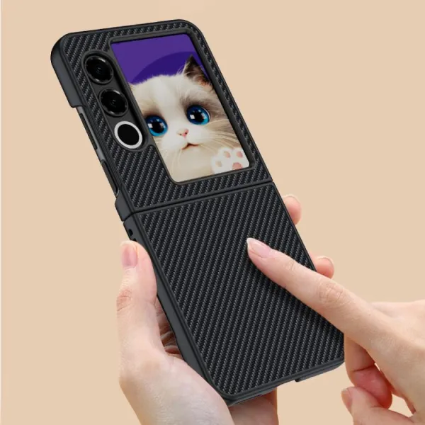 CARBON Ochranný obal pre ZTE Nubia Flip 2 5G BLACK