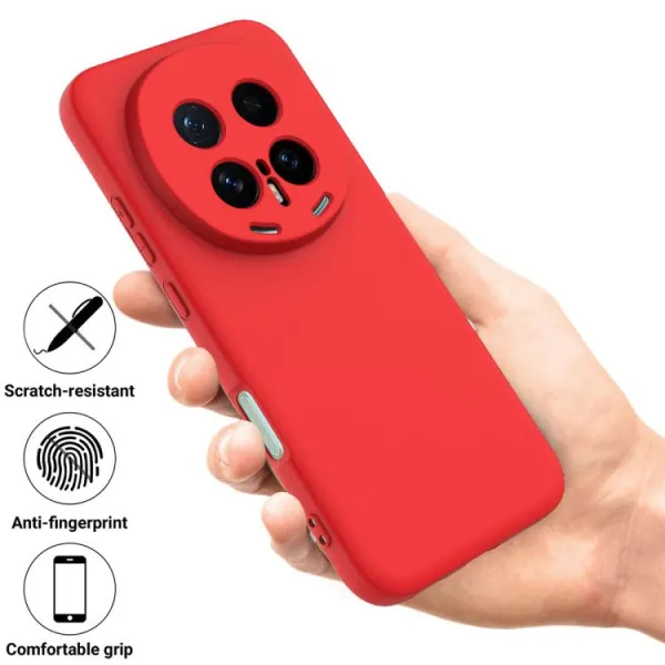RUBBER Ochranný kryt pre Honor Magic8 Pro červený
