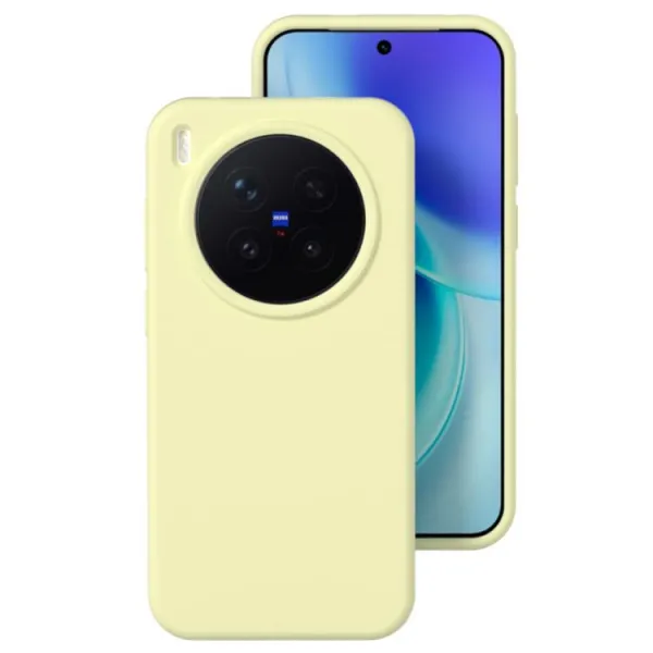PROTEMIO LIQUID SILICONE Kryt pre Vivo X300 Pro žltý