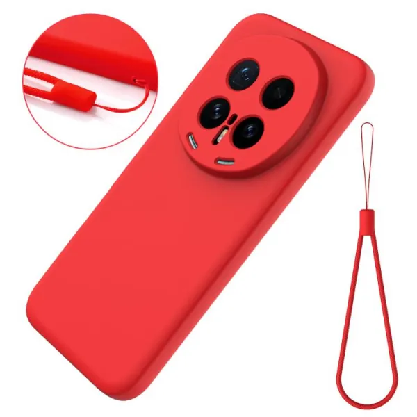 RUBBER Ochranný kryt pre Honor Magic8 Pro červený
