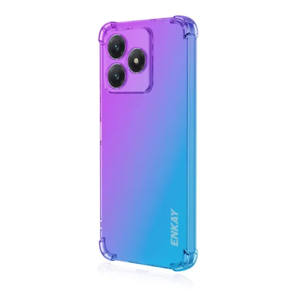 ENKAY GRADIENT Ochranný kryt pre Honor X5c Plus PURPLE-BLUE