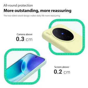 PROTEMIO LIQUID SILICONE Kryt pre Vivo X300 svetlomodrý
