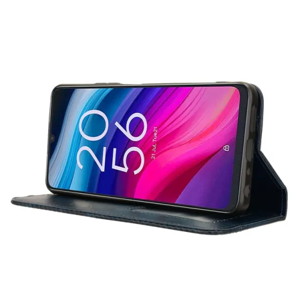 BUSINESS Peňaženkový kryt pre TCL 50 5G modrý