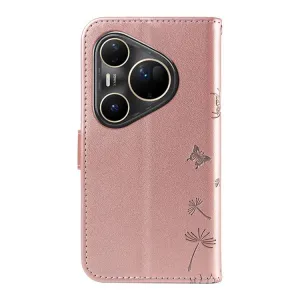 ART DANDELION Peňaženkové puzdro pre Huawei Pura 80 Ultra ružové