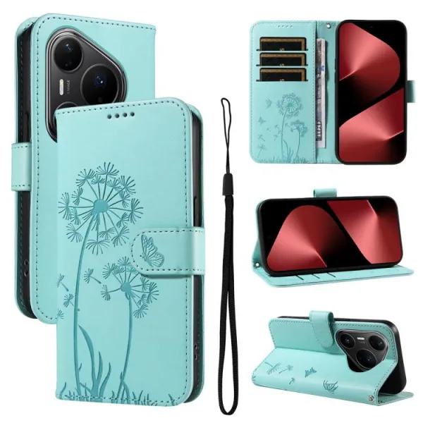 ART DANDELION Peňaženkové puzdro pre Huawei Pura 80 Pro mentolové