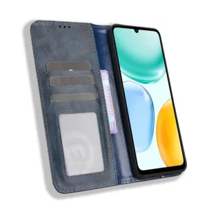 BUSINESS Peňaženkový kryt pre Honor X5c Plus modrý