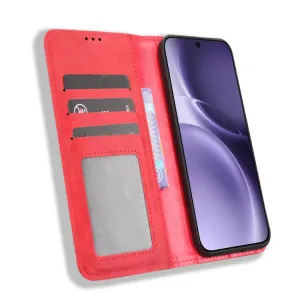 BUSINESS Peňaženkový kryt pre Vivo X300 Pro červený