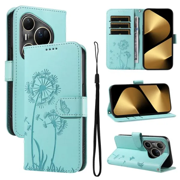 ART DANDELION Peňaženkové puzdro pre Huawei Pura 80 Ultra mentolové