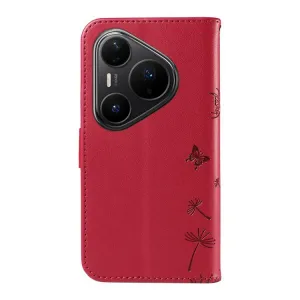 ART DANDELION Peňaženkové puzdro pre Huawei Pura 80 Pro červené