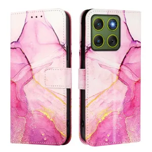 ART MARBLE Peňaženkový kryt pre Motorola Edge 70 PINK