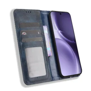 BUSINESS Peňaženkový kryt pre Vivo X300 Pro modrý