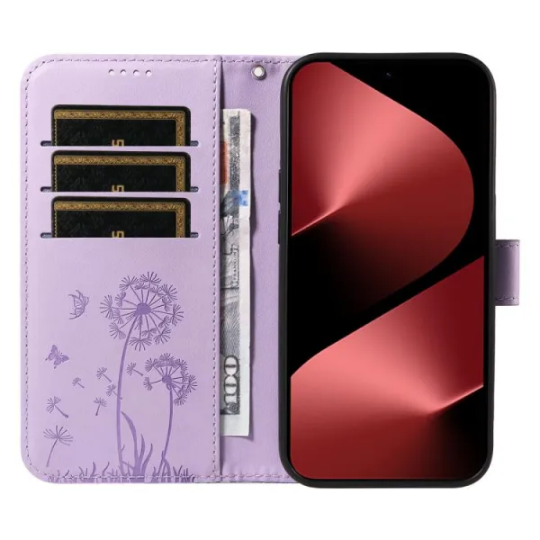 ART DANDELION Peňaženkové puzdro pre Huawei Pura 80 Pro fialové