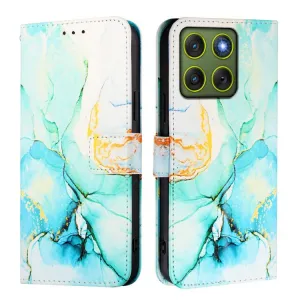 ART MARBLE Peňaženkový kryt pre Motorola Edge 70 GREEN