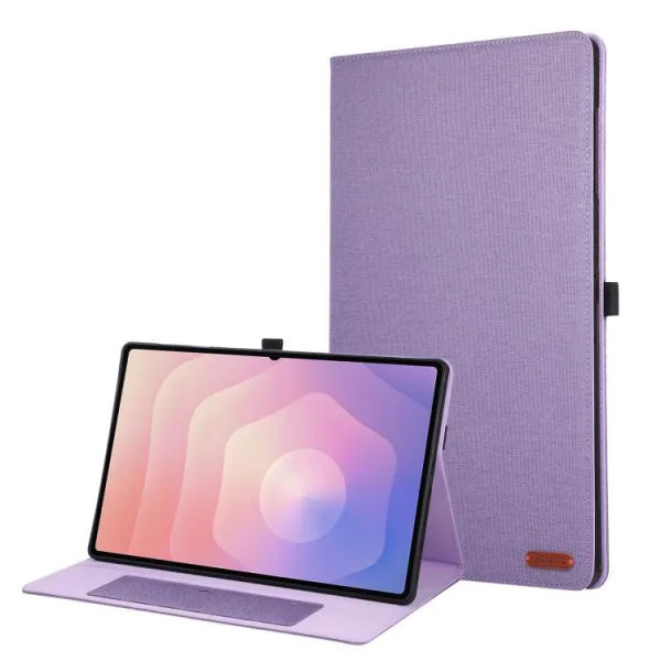 FABRIC Zaklápací kryt pre Samsung Galaxy Tab S11 Ultra fialový