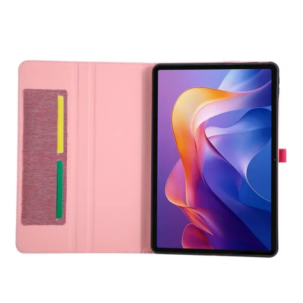 FABRIC Zaklápací kryt pre Xiaomi Redmi Pad 2 Pro ružový