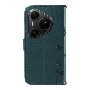 ART DANDELION Peňaženkové puzdro pre Huawei Pura 80 Pro tmavozelené