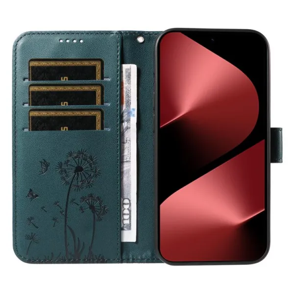 ART DANDELION Peňaženkové puzdro pre Huawei Pura 80 Pro tmavozelené