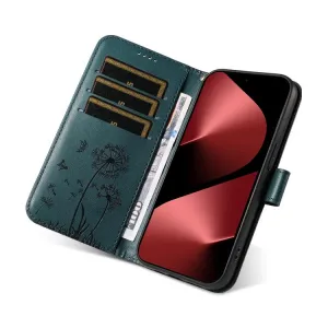 ART DANDELION Peňaženkové puzdro pre Huawei Pura 80 Pro tmavozelené