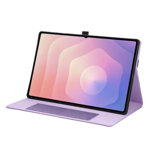 FABRIC Zaklápací kryt pre Samsung Galaxy Tab S11 Ultra fialový