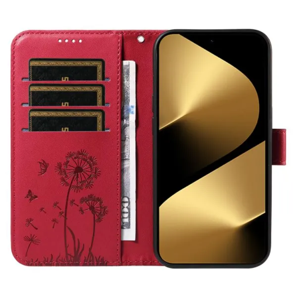 ART DANDELION Peňaženkové puzdro pre Huawei Pura 80 Ultra červené