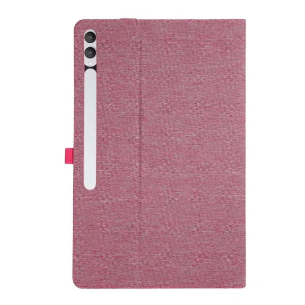 FABRIC Zaklápací kryt pre Samsung Galaxy Tab S11 Ultra ružový