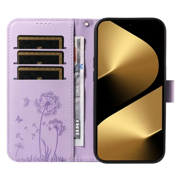 ART DANDELION Peňaženkové puzdro pre Huawei Pura 80 Ultra fialové