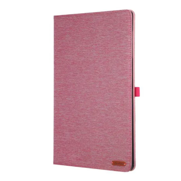 FABRIC Zaklápací kryt pre Samsung Galaxy Tab S11 Ultra ružový