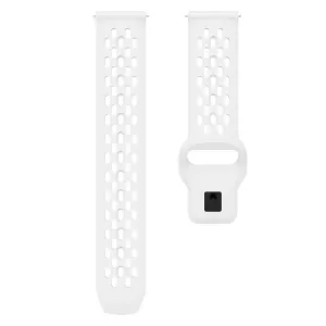 AIRY Univerzálny silikónový remienok pre hodinky so šírkou 20mm biely