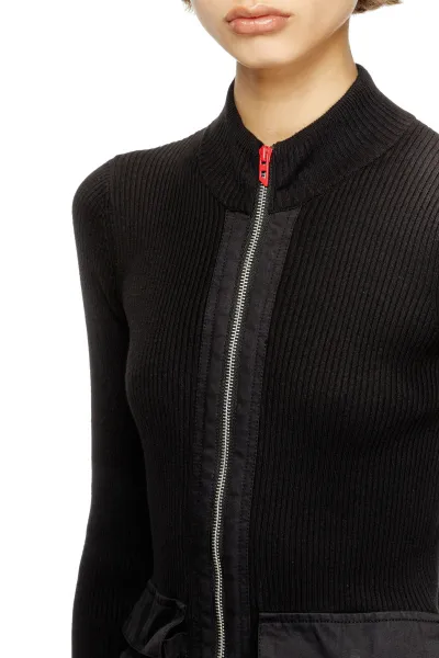 Sveter Diesel M-Melissa Knitwear Black