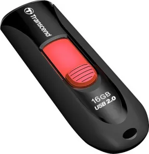 TRANSCEND Flash disk 16GB JetFlash®590K, USB 2.0 (R:13/W:4 MB/s) čierna