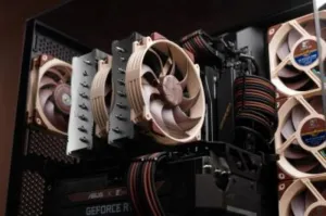NOCTUA Chladič CPU NH-D15 G2 LBC, 2x 140mm, LGA1851, AM5, hnědá/stříbrná