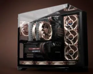 NOCTUA Chladič CPU NH-D15 G2 LBC, 2x 140mm, LGA1851, AM5, hnědá/stříbrná