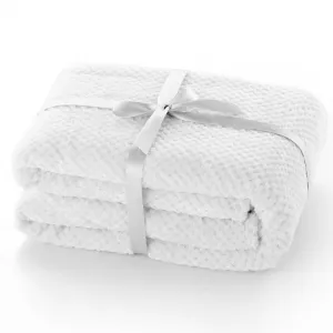Deka z mikrovlákna DecoKing Toby biela, veľkosť 150x200