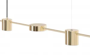 TooLight Stropné svietidlo LED APP929-CP zlaté