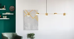TooLight Stropné svietidlo LED APP929-CP zlaté