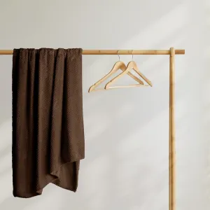 Deka z mikrovlákna DecoKing Toby tmavohnedá, veľkosť 220x240