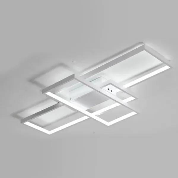 TooLight Stropné svietidlo LED Rectangle + ovládač biele