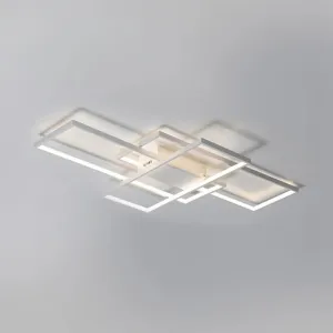 TooLight Stropné svietidlo LED Rectangle + ovládač biele